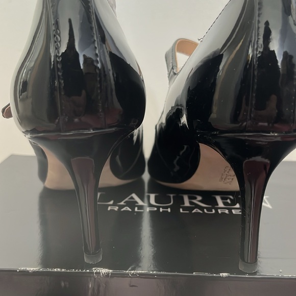 RALPH LAUREN | Lanette Patent Leather Mary Jane Pumps Sz 8.5M - Picture 5 of 6